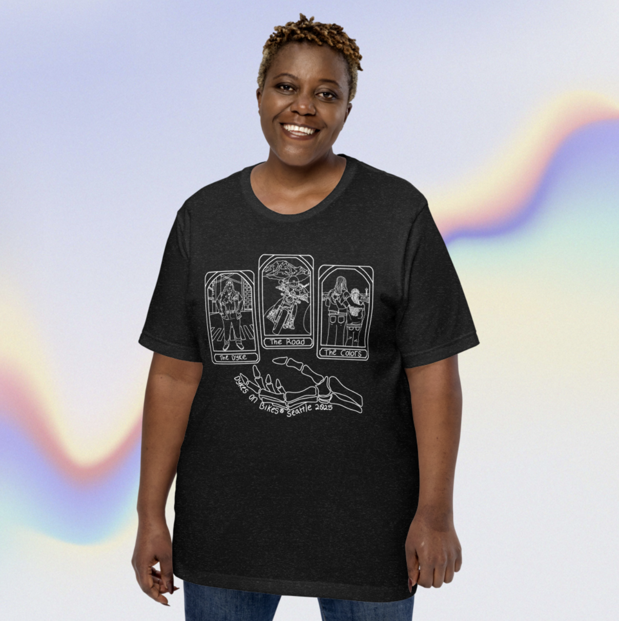 Limited Edition Pride 2025 Crew Cut T-Shirt — Seattle Dykes on